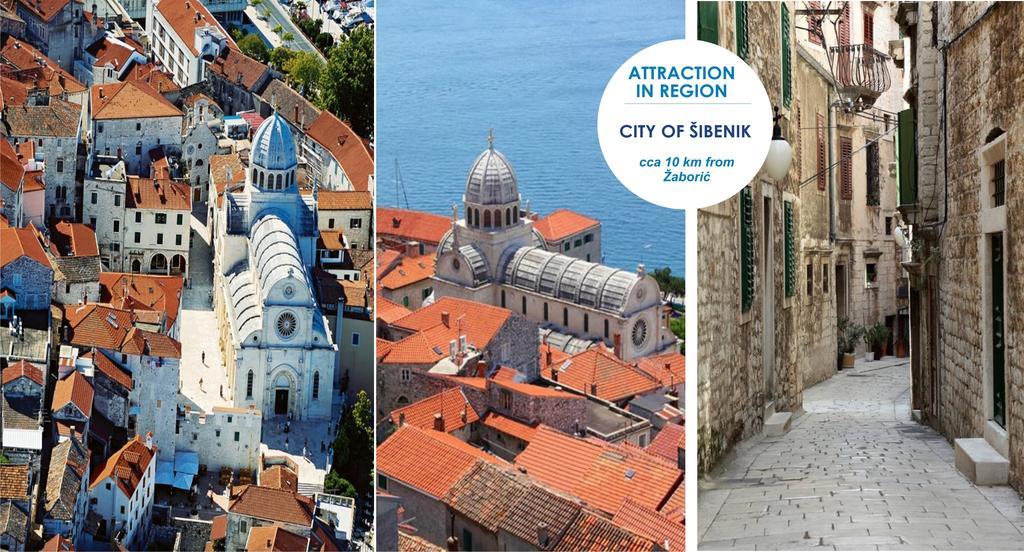 Charming Seaside Apartments Noa & Jakov, Zaboric Sibenik 外观 照片